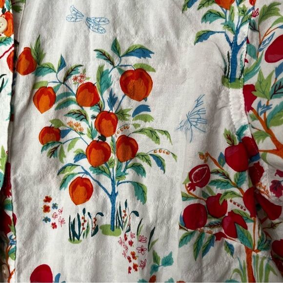 J. McLaughlin Floral Cotton Button Up Shirt - Picture 4 of 6